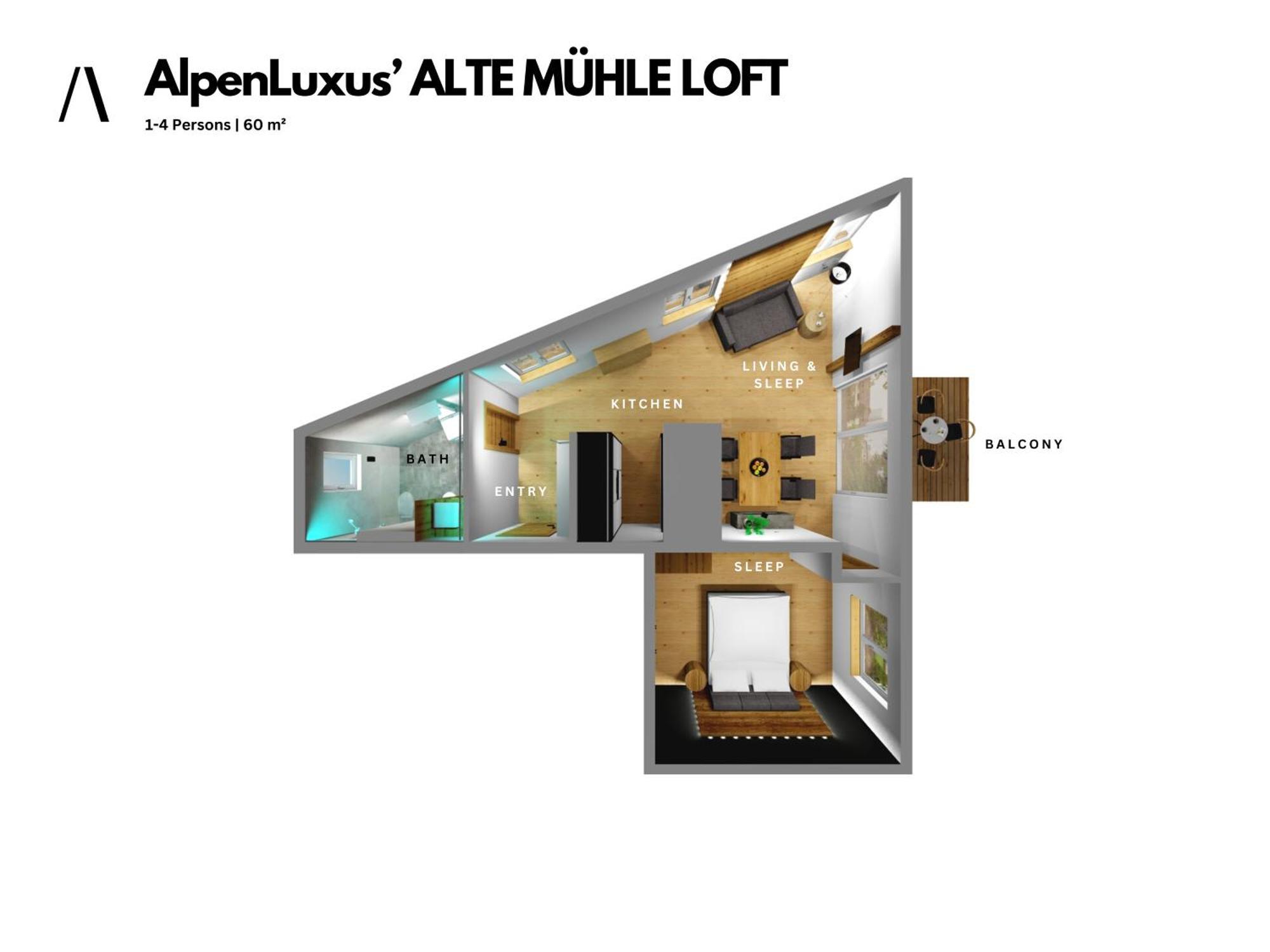 Alte Muehle Loft - Balcony & Car Park By Alpenluxus Appartements Brixlegg Exterior photo